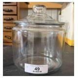 Glass Cookie Candy Jar