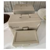 Lot of Colter Plastic Office Boxes