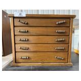 Large 5 Drawer Silverware Case