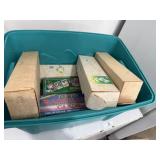 Tote of Unsorted Baseball Cards