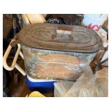 Antique Copper Boiler with Lid