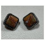 Large Gemstone Earrings
