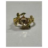 Estate Citrine / Peridot Dinner Ring