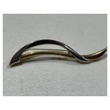 Mid Century Modern Retro Freeform Brooch