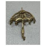 Vintage Umbrella Brooch