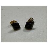 Vintage Onyx Earrings