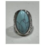 Vintage Turquoise Statement Ring