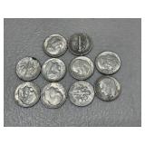 10 Silver Dimes