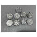 10 Silver Dimes