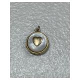 Antique GF 10K Heart Locket