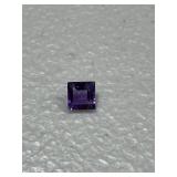 Princess Cut Amethyst Collectors Gemstone