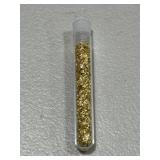 24K Gold Flakes in Bottle