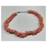 Vintage Estate Coral Gemstone Necklace