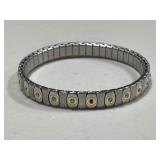 14K Gold & Stainless Steel Men's Bracelet