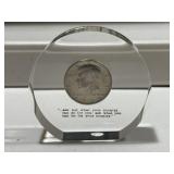 Vintage Coin Paperweight