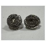 Alpaca Silver Earrings