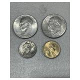 4 Dollar Coins