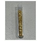 24K Gold Flakes in Bottle