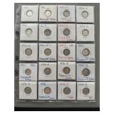 20 Roosevelt Silver Dimes