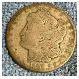 1902 Silver Morgan Dollar Coin