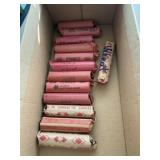 13 Rolls of Wheat Pennies