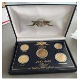 24K Gold Plated Coin Set