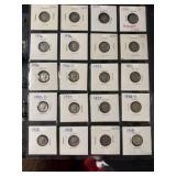 20 Mercury Silver Dimes