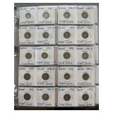 20 Barber Silver Dimes