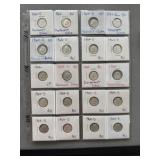 Twenty 1964 Roosevelt Silver Dimes