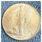 1986 American Silver Eagle Dollar