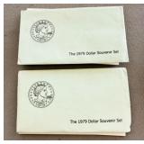 Two 1979 Dollar Souvenir Sets