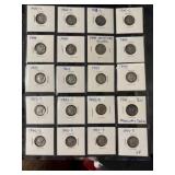 20 Mercury Silver Dimes