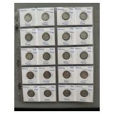 20 Mercury Silver Dimes