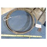 CIDER PRESS Barrel Hoop[s] USED 1 PAIR 18 1/4'