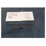 7 PCS NOS 1/2'x5 1/2' ANTIQUE MACHINE BOLTS
