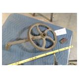 Cider Press Gear/crank Combination