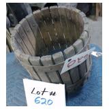 ANTIQUE CIDER PRESS Barrel 14'