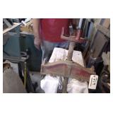 Main Press Screw. with crossbeam and foot