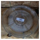 Vintage Anchor Hocking Miss America Relish Dish