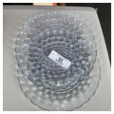 Anchor Hocking Vintage Bubble Glass Plates