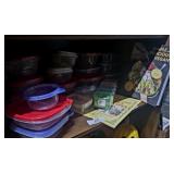 Storage Containers & Cookbooks