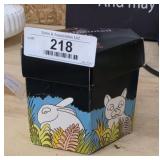 Fenton Silver Crest Pet Box  & Lid