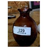 Blenko Glass Co. Amethyst Crackle Vase