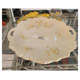 Porcelain Handled Cake Plate