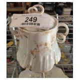 Haviland Floral Covered Sugar Bowl