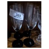 4 Crystyal D' Arques Durand Champagne Flutes