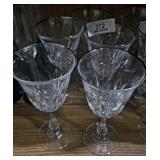 5 Fostoria Kimberly Wine Glasses