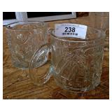 Glass McDonalds DC Collectors Mugs