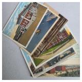 6 Vintage Evansville Post Cards