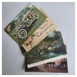 6 Vintage Evansville Post Cards